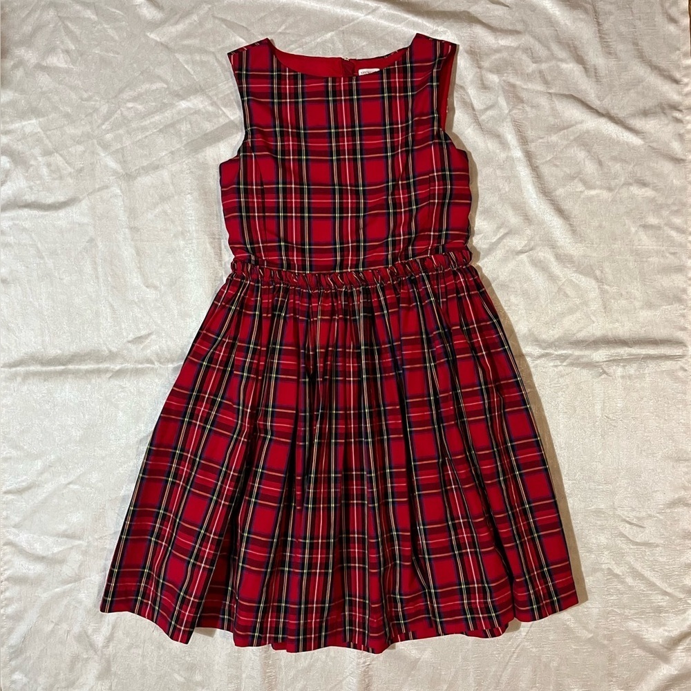 Crewcuts Red Plaid Girl’s Dress